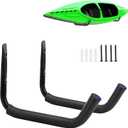Reinforced Kayak Rack - Versatile Kayak Storage Rack - Suitable for garages, Docks, and Outdoor/Indoor use - Compatible with Kayaks, Paddles, Surfboards, SUPs (15"-2Pack-Wall mount, Navy)