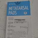 KTSAY 2 Pairs Metatarsal Pads with Gel Pad for Women and Men, Foot Pads for Ball Pain Relief, Morton's Neuroma, Metatarsalgia Support Size S