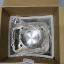 12209-KL4-005 10:1 Piston 89mm Stock Bore Cylinder Top End Rebuild Kit Compatible with Honda XR400R 1996-2004 TRX400X 2009-2014 TRX400EX 1999-2008 Replace 12191-KCY-673