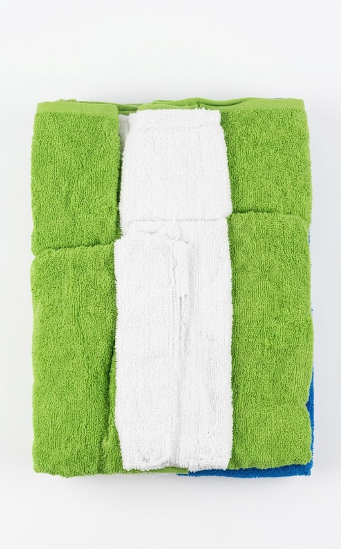 Casa Copenhagen Cabana Towel Designer Stripe Beach Towels Gift Set, 30"x60" Oversized 100%Cotton Pool Bath Towel for Beach Gift Set (Perfect Summer Gift Set For Women & Men)