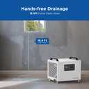 70 Pints Commercial Dehumidifier with Pump Portable Crawl Space Dehumidifier for Basement Energy Star Efficient Certified Compact Dehumidifiers for Home, Auto Defrost, Timer