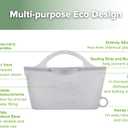 haakaa Wearable Silicone Breast Pump with Steriliser Bag, 2-in-1 Hands-Free Passive Breast Milk Catcher for Nursing Mom, Breastfeeding Essentials, 2-Pack 75ml Pumps & 1 Steriliser Bag (Grey)