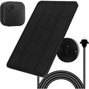 Solar Panel for Blink Camera, Solar Panel 4W Compatible with Blink Outdoor 4 (4th Gen) Camera, Solar Charger for Camera Outdoor with 13.12Ft Outdoor Power Cable, Adjustable Mount, IP65 Waterproof