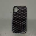 ZTOFERA Magnetic Case for iPhone 16 Plus, Polka Dot Phone Case Cute for Girl Women, Compatible with Magsafe, Hard PC+Soft TPU Protective Phone Cover for iPhone 16 Plus-Black