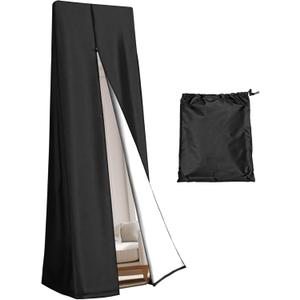 Full-length Mirror Cover for Bedroom, Standing Floor Mirror Dust Protector Sleeve, Heavy Duty Oxford Cloth, Waterproof, 62 x 22 x 2 in/157 x 55 x 5 cm