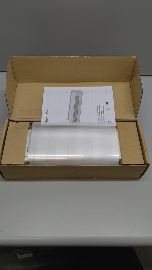 Basics 9 inch Thermal Laminator Machine for Documents and Photos, Easy to Use for Home Office or School, White