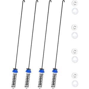 Upgrade W10247710 Washer Suspension Rod Kit4 Pcs Fit for whirlpool kenmore maytag Washing Machine Replace W10237427 W10256514 W10277357,Figure 5 Shows More Compatible Models