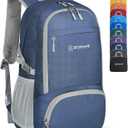 ZOMAKE Lightweight Packable Backpack 30L, Foldable Hiking Backpacks Water Resistant Compact Folding Daypack for Travel(Navy Blue) (Medium, Navy Blue)