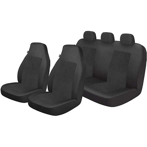 3003453LD, Rayne Black 3-Piece Seat Cover Set