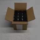 Foraineam 60 Pack 1 oz. Aluminum Round Lip Balm Tin Container Bottle with Screw Lid - Black Empty Tins for Salve, Powder, Spice, or Candies