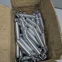 72 Pieces Trampoline Springs Replacement with T-Hook Heavy Duty Stainless Steel Trampoline Springs