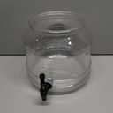 5 Gallon Water Jug Dispenser Base with Spout for 3 to 5 Gallon Bottle Plastic Water Jug Holder Containers for Stand or Countertop(Clear)