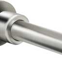 Tension Shower Curtain Rod, 1" Diameter 27-73 Inches Adjustable Shower Rod No Drill, Heavy Duty No Rust Shower Curtain Rods Spring Tension for Bathroom, Shower Stall, Nickel