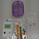 eXtremeRate DIY Replacement Shell Buttons for Joycon 2, Housing Faceplate Case + Decorative Strips + ABXY Direction Keys + Tool for Nintendo Switch 2 Controller - Essence Version - Clear Atomic Purple