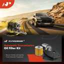 A-Premium Automatic Transmission Fluid Filter with Pan Gasket Compatible with Ford F-150 F150 2017-2020, Mustang Expedition 2018-2021, Bronco 2021, Ranger 2019-2021 & Lincoln Navigator 2018-2021