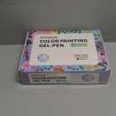 Acrylic Gel Pens for Coloring, 168 Pack Colored Gel Pens for Black Paper & White Paper, 0.6mm Fine Point Colorful Pens for Adult Drawing, Journaling, Note Taking, Doodling, Art Supplies