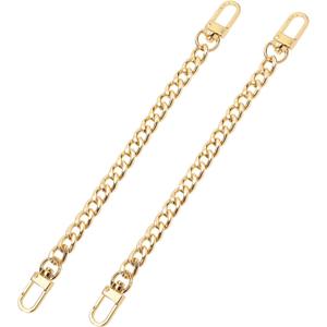 PENTA ANGEL Bag Strap Extender 2Pcs 7.9 Inch Short Purse Chain Strap Replacement for Shoulder Cross Body Bag Handbag Crafts