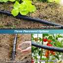 Soaker Hose 100ft (50ft*2), Heavy Duty Garden Hose for DIY Irrigation System,Drip Irrigation Hose Save 80% Water, Leakproof Design, Flexible Water Hose with Holes for Lawn, Garden Bed, Vegetable Field