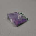 A6 Cover Laser Purple PU Leather Notebook Cover with Magnetic Buckle & 12 Zipper Bags for School, Work