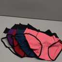 Eiggam Underwear for Women Cotton High Waist Panties Full Coverage Briefs Soft Strech Ladies Breathable Panties-Multi Pack (Large)