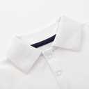 Teach Leanbh Baby Boys Pure Color Cotton Short Long Sleeve Polo Bodysuit 3-24 Months (Black, 6 Months)