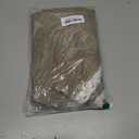 EHouseHome Faux Linen Tablecloth with Lace Trim - Waterproof/Spill Proof/Stain Resistant/Wrinkle Free/Oil Proof - for Banquet, Parties, Dinner,Kitchen,Wedding,Coffee,Holiday,Flax,Round 60Inch