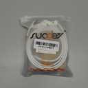 SUOSDEY Women Belts For Jeans Dresses Pants Ladies Leather Waist Belt with Elegant Buckle, Width 1.3" (05-white (Silver Buckle))