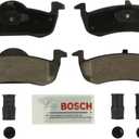 BOSCH BE1279H Blue Semi-Metallic Disc Brake Pad Set With Hardware - Compatible With Select Ford Expedition; Lincoln MKT, Navigator; REAR
