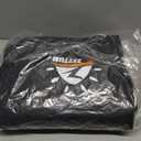 Zettum Stackable Patio Chair Cover - 600D Outdoor Chair Cover Waterproof & Heavy Duty, Lawn Furniture Stacking Seat Cover for 4 - 6 Outdoor Stackable Dining Chairs - 28 x 36 x 47 Inch (Black - 1 Pack)