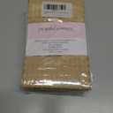 PurpleEssences 6-Pack Kitchen Towels - 15x25 Inch 100% Cotton Waffle Weave - Absorbent, Reusable Dish & Hand Towels with Hanging Loop for Home & Bar Use Fall Thanksgiving - Assorted - Tan