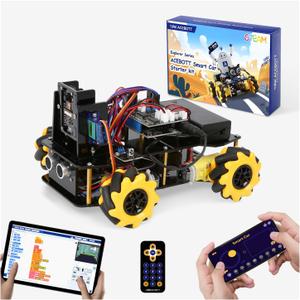 Robotics Kit for Kids Ages 812 12-16, ACEBOTT Smart Robot Car Kit with 3MP Camera, STEM Toys for Boys Compatible with Arduino & Scratch,App & Remote Control,STEM Gift for Boys, Girls,Teens and Adults