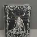 Kidcube for iPad 10th Generation Case 2022, for iPad (A16) Case 11th Generation 2025 - Women Girls Cute Rotating Stand Folio Cover with Pencil Holder & Card Slot Goth Skull Floral Design Cases