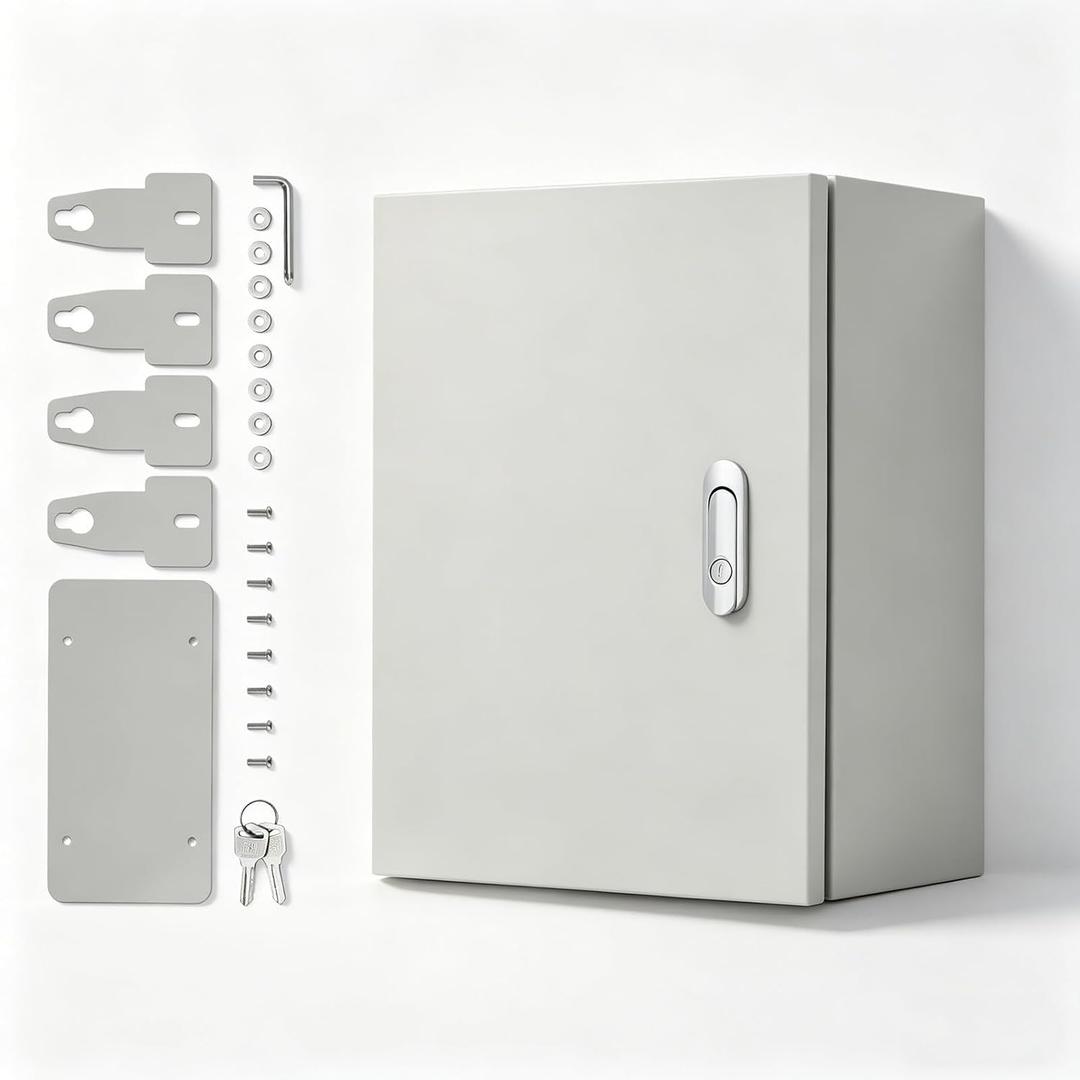 12 x 10 x 6-Inch NEMA 4X IP67 Steel Junction Box