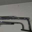 EXCLUSIVE HOME Fetter Wrap Around Double Curtain Rod, Matte Black, 52"-72"