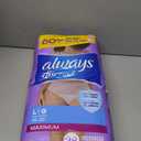 Always Discreet, Incontinence & Postpartum Underwear for Women, Maximum, Large, 28 Count