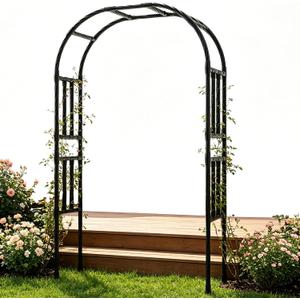 Thickened Metal Garden Arch-59L*94.5H,Trellis for Climbing Plants Outdoor
Trellume Heavy Duty Rust-Proof Iron Arbor Archway for Backyard, Patio, Lawn and Wedding Decorations(20MM Pipe)
