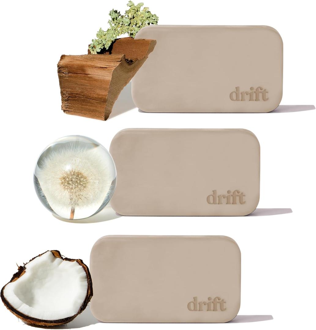 Stone Car Air Freshener 3-Piece Variety Pack Starter Kit - Teak, Open Air, Cabana