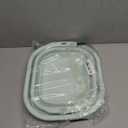 2 Pack Collapsible Wash Basin Set, Foldable Dish Tub, Small Medium Portable Sink for Kitchen, Camping, RV, Baby Bottles, Laundry, Plastic Washbasin -Green