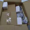 Glass Floor Lamp for Living Room,Bedroom,Gold Mid Century Modern Standing Lamp Brass Tree 3 Light Tall Floor Lamps Vintage Retro Floor Lights Flower Lamp Shade Farmhouse Boho Bohemian