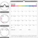 2026 Wall Calendar Extra Large 22"x17", Wall Calendar 2026-2027 from January 2026 to June 2027, Hanging 18 Month 2026-2027 Calendars Wall with Twin-Wire Binding for Home Office Planning Organisers