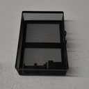 ROSLINE Under Desk Storage Organizer, Clamp on Drawer Basket, Hanging Storage, Mount Tray, Suitable for Multiple Scenes (Black)