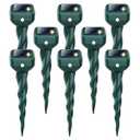 Mole Repellent Solar Powered, 8 Pack Snake & Skunk Repellent for Yard, IP 65 Waterproof Ultrasonic Deterrent Stakes, Get Rid for Rabbit, Gopher, Vole, Chipmunk, Deer, Groundhog for Lawns Garden