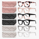 CCVOO Stylish Reading Glasses for Women, Eyeglasses, Blue Light Readers for Women, Computer Eye Glasses, Cheaters(1.0)