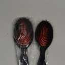 Geiserailie Hair Brushes, 2 Pieces Boar Bristle Hair Brushes with Nylon Quill, Natural Bristles Hair Extensions for Women, Men and Kids, Promotes Smooth and Healthy Hair Growth