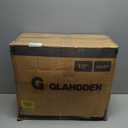 GLAHODEN Retractable Garden Hose Reel 1/2 in x 130 ft with Metal Bracket, 2026 Upgraded Dual Ratchet Lock UV & Freeze Protection Brass Seal Slow Retraction Anti-Tangle 180 Swivel, 1/2" 130FT Metal Bracket