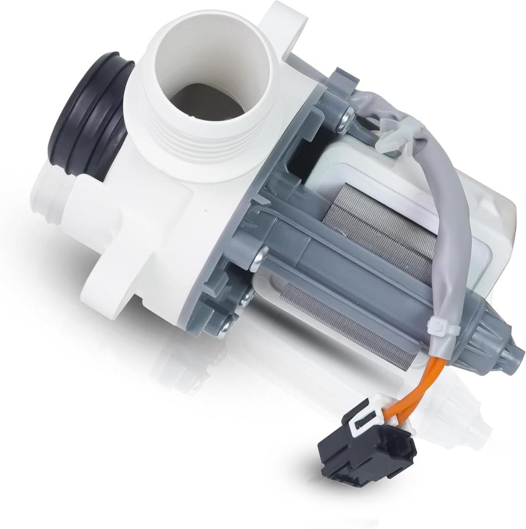 Upgraded 290D1201G003 B30-3A02 290D1201G001 Washer Water Drain Pump Motor Replaces For GE, Hotpoint HTW200ASK0WW HTW200ASK1WW HTW200ASK2WW HTW200ASK3WW HTW240ASK2WS HTW240ASK3WS HTW200ASK4WW