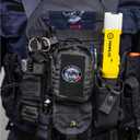 2 x Rock and Roll Patches (3 Pcs)- Funny Tactical Patches, Hook & Loop Morale Patches for Backpacks, Helmets and Other Military Tactical Gears (Medium)