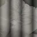 Lush Decor Nova Ruffle Shower Curtain, 72" x 72", White