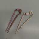 Cuddle Campus Silicone Pacifier Clip Holder with One Piece Design, Pack of 4 Soft Flexible Binky Clips with Texture for Baby Boy and Girl Set 3(6M+)