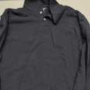 Amazon Essentials Men's Long Sleeve Polo Shirt with Collar, Regular-Fit Pique, Breathable Cotton, Black, X-Large